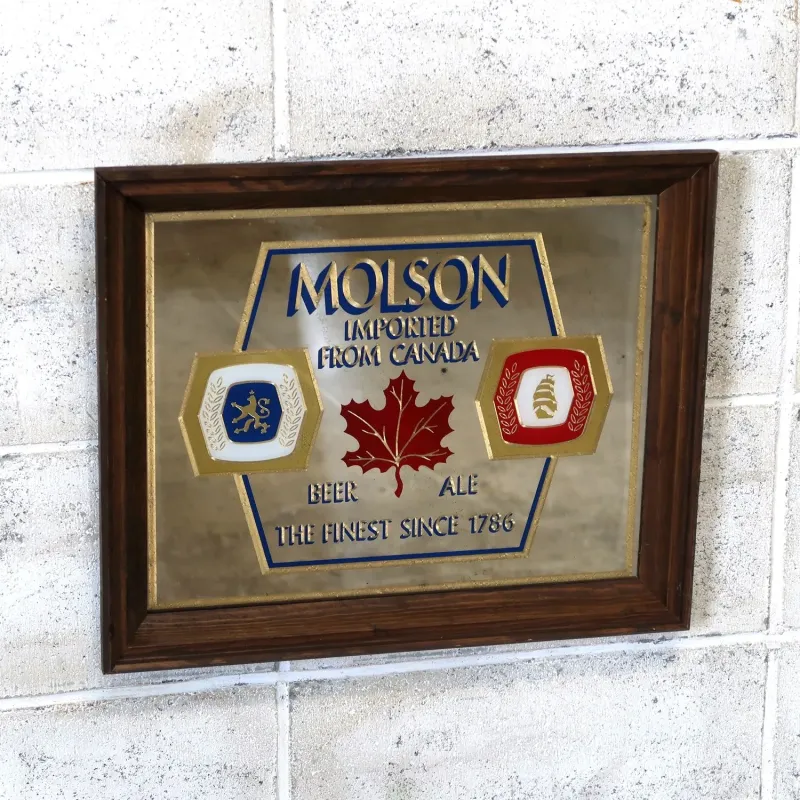 MOLSON ビンテージ パブミラー ｜ glow ANTIQUES