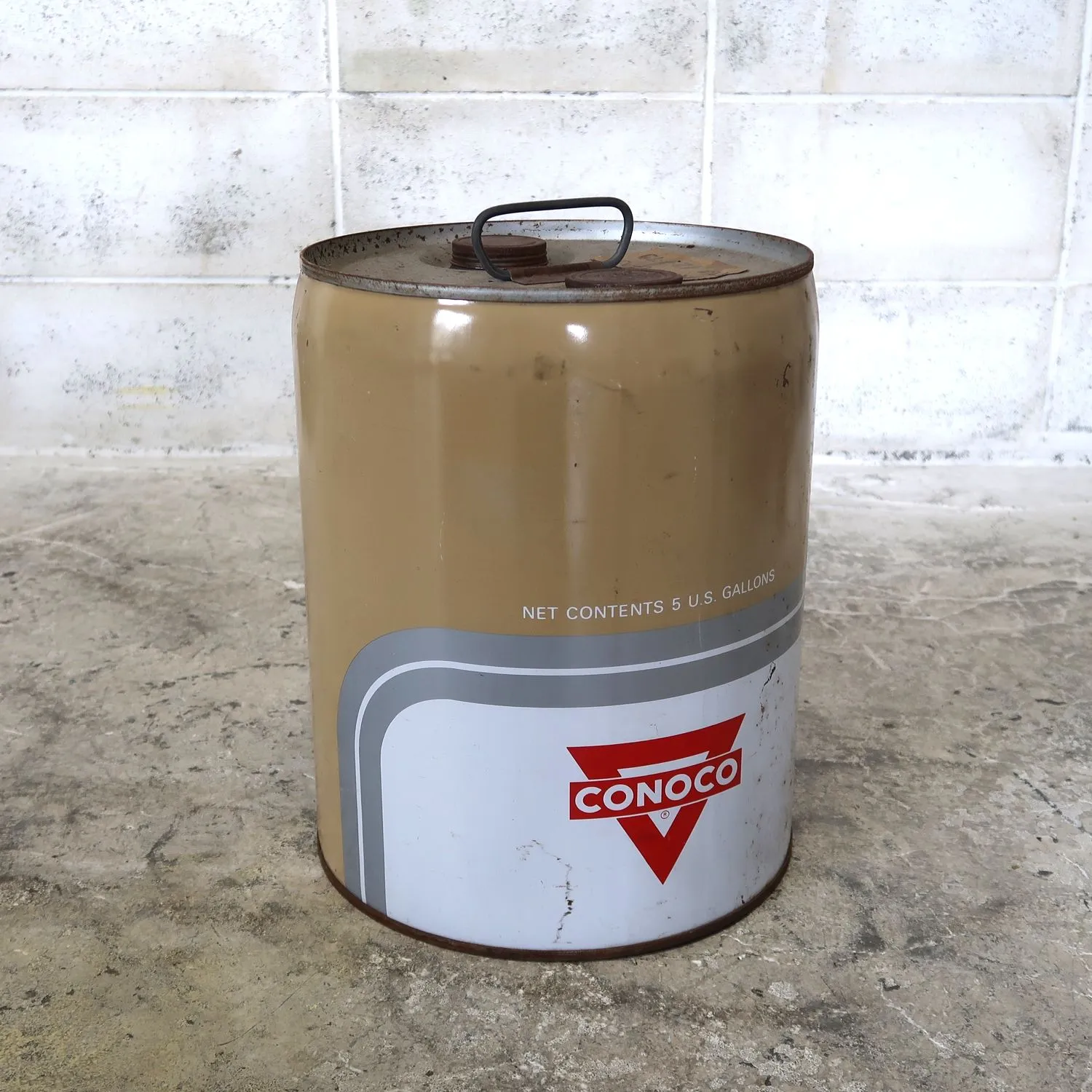 USA ヴィンテージ CONOCO オイル缶 ガロン缶1950's 60's CONOCO