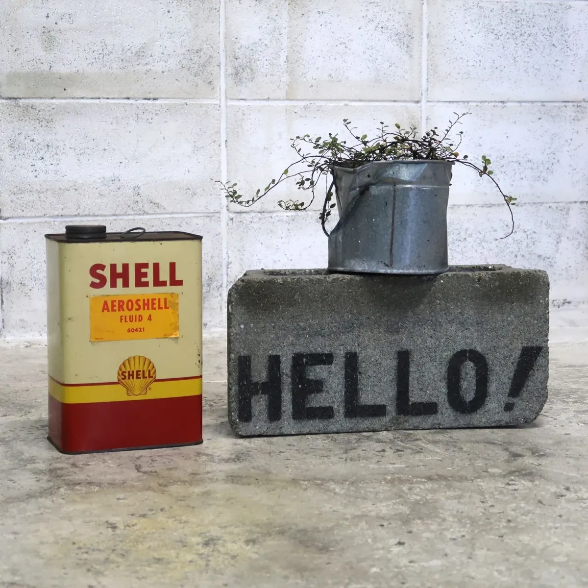 SHELL ビンテージ オイル缶 ｜ glow ANTIQUES