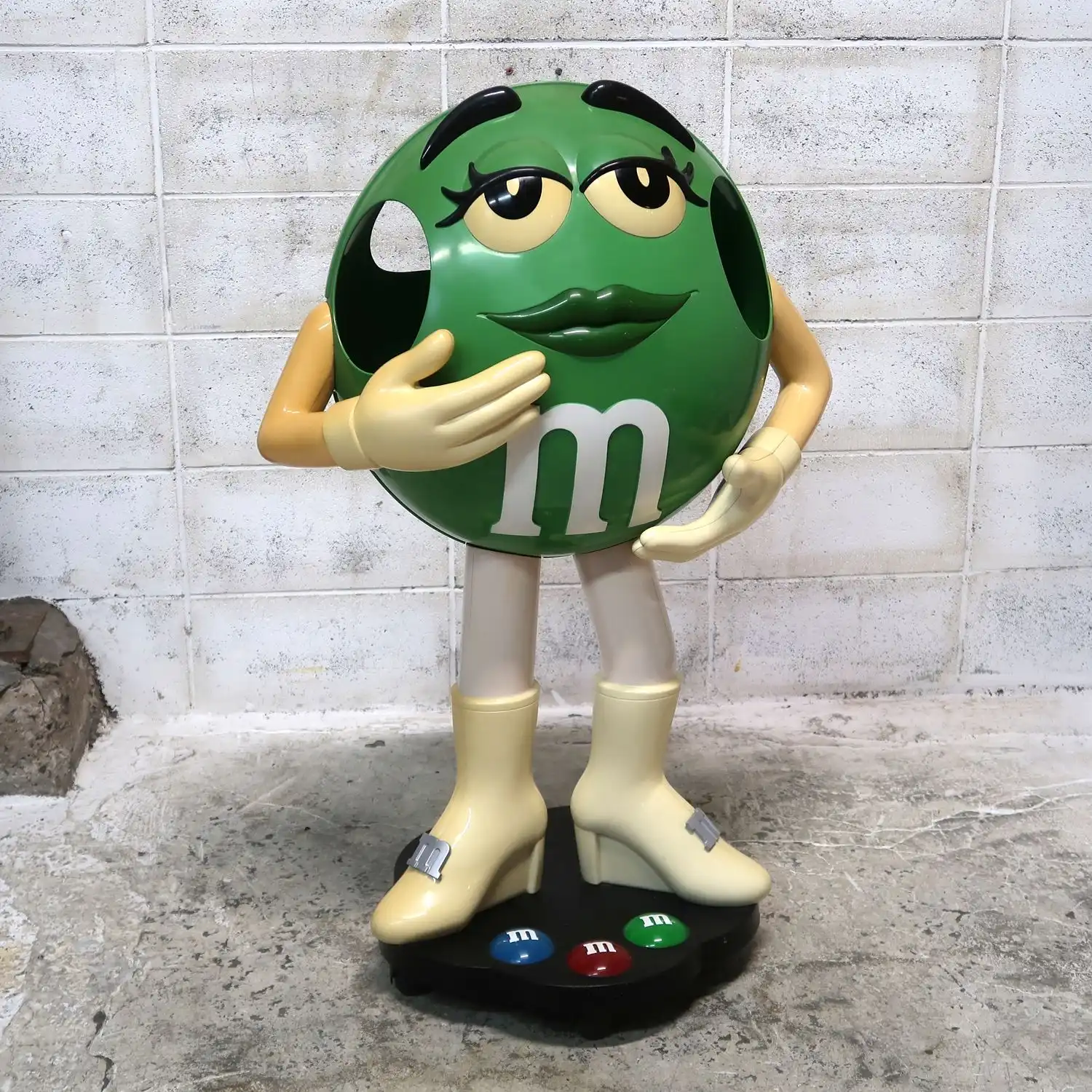 M&M's グリーン 大型 ストアディスプレイ ｜ glow ANTIQUES