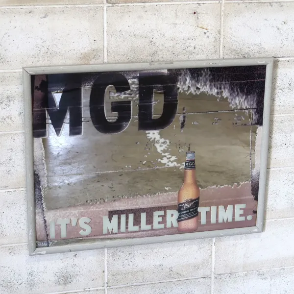 Miller Beer パブミラー