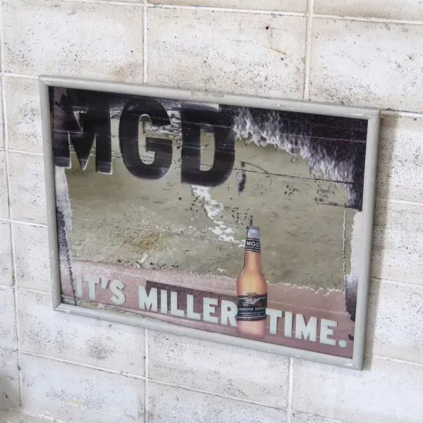 Miller Beer パブミラー