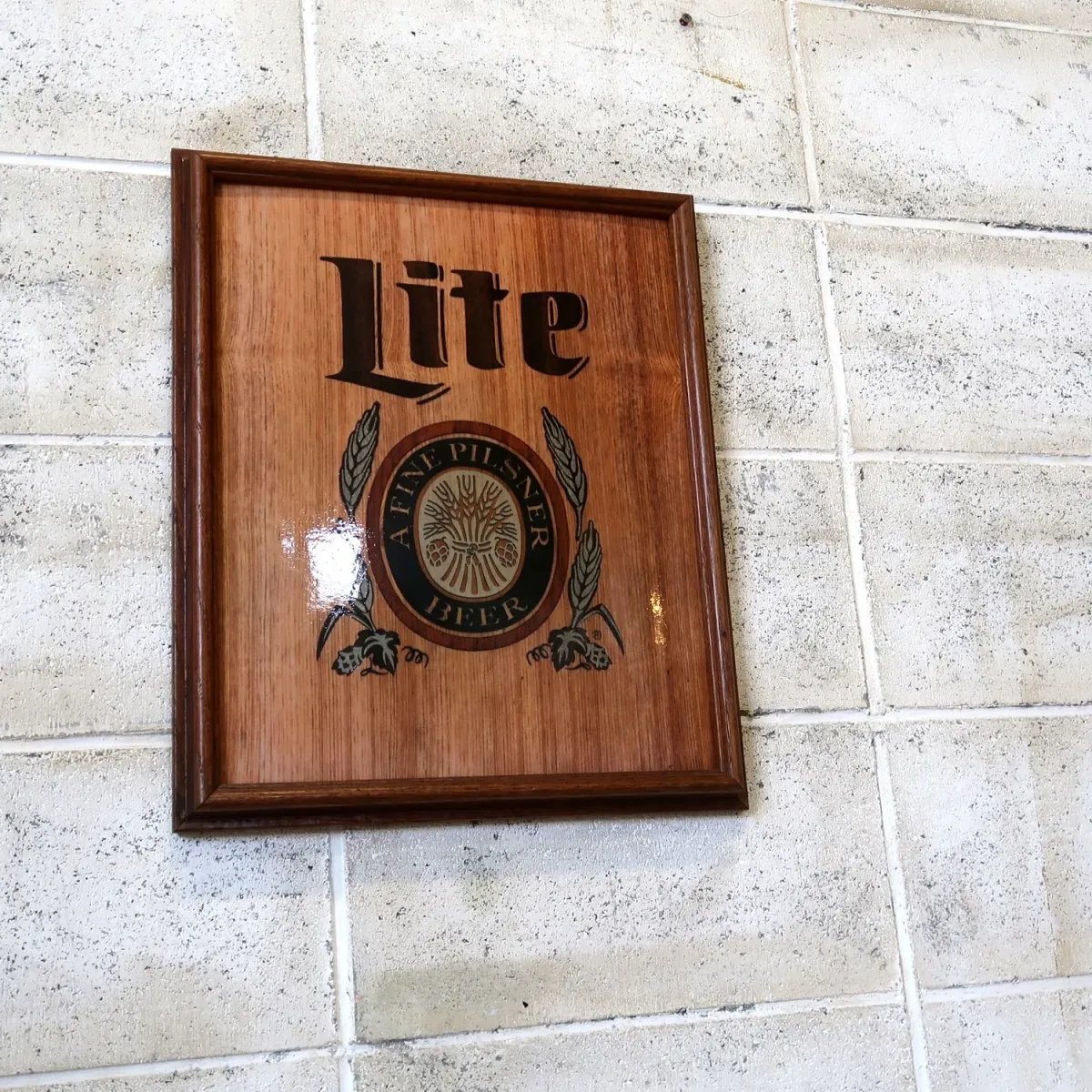 Miller Lite ビンテージ ウォールサイン