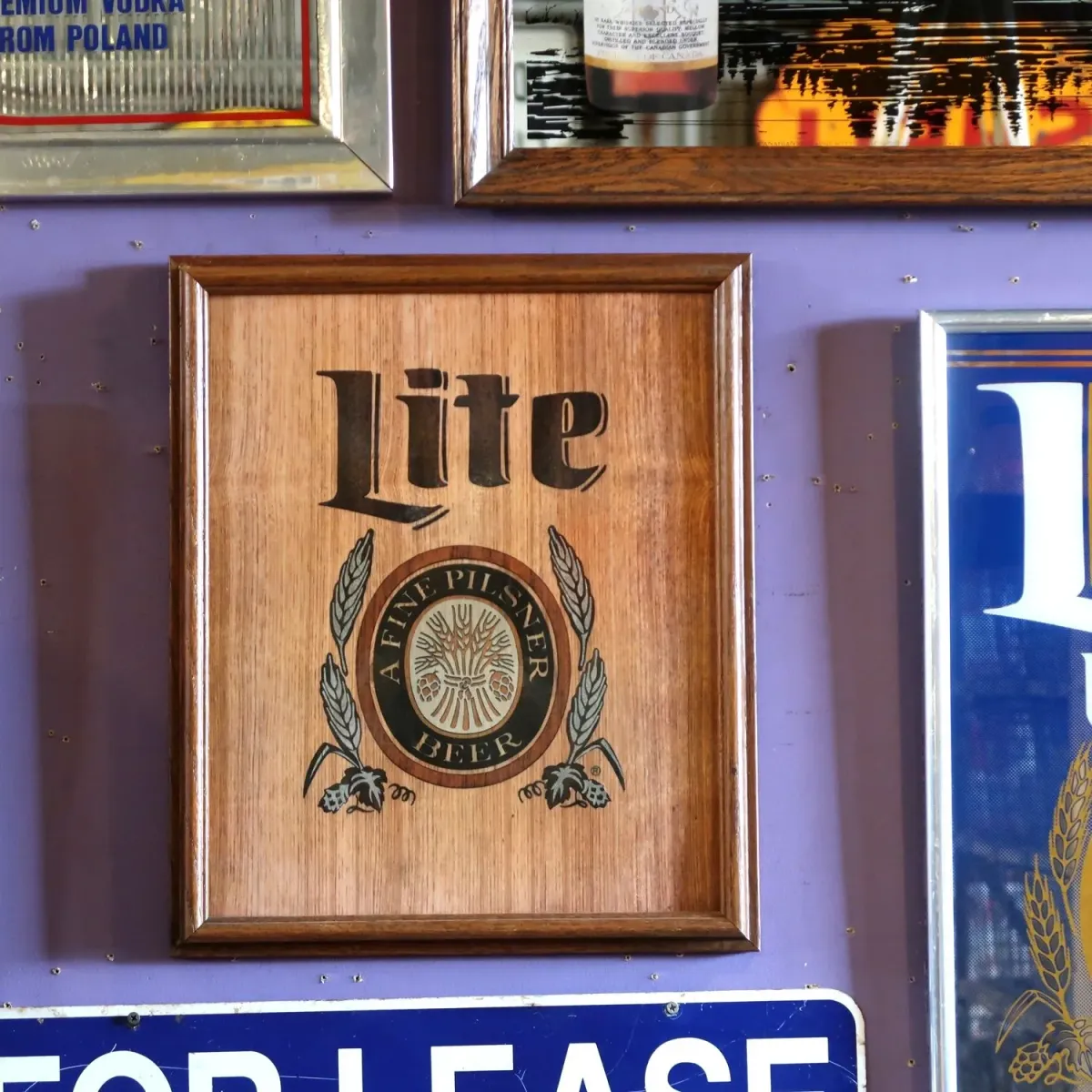 Miller Lite ビンテージ ウォールサイン