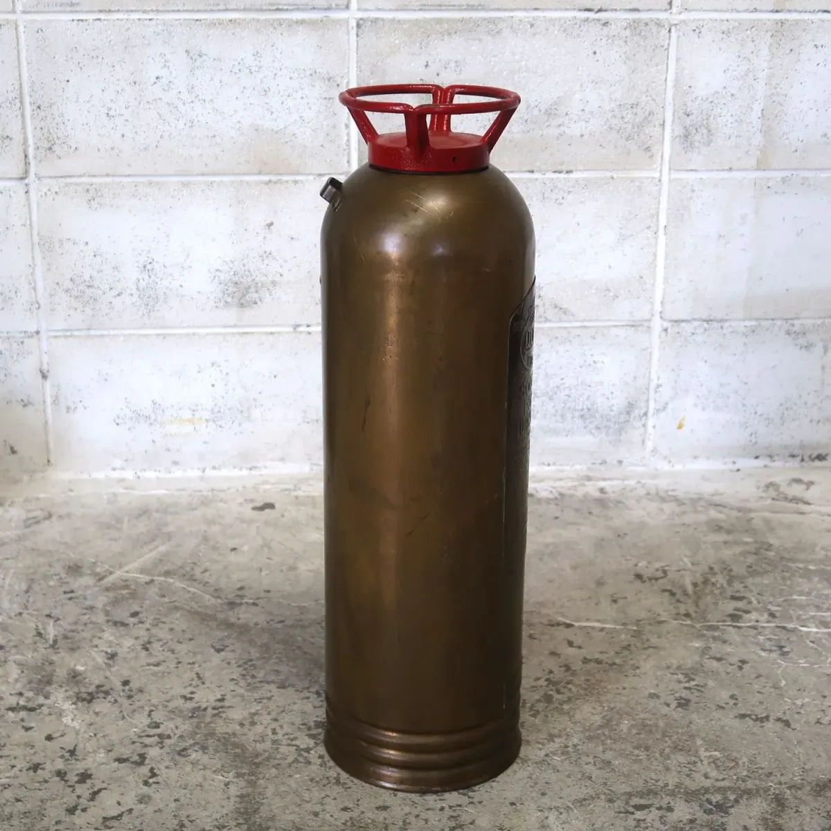 ビンテージ 消火器 銅×真鍮