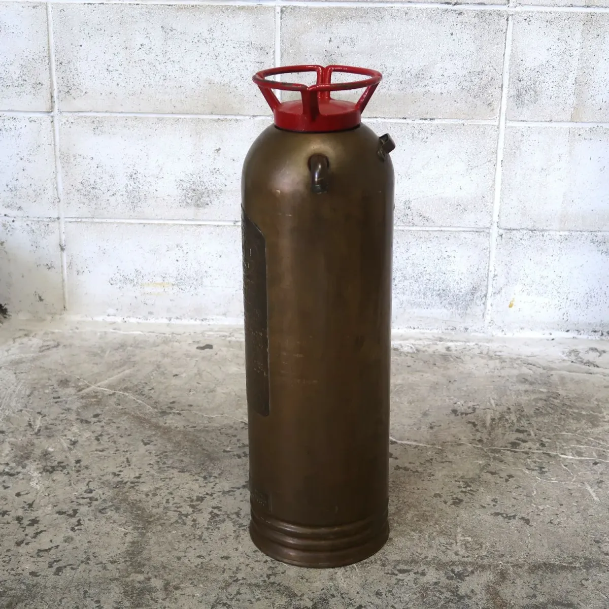 ビンテージ 消火器 銅×真鍮