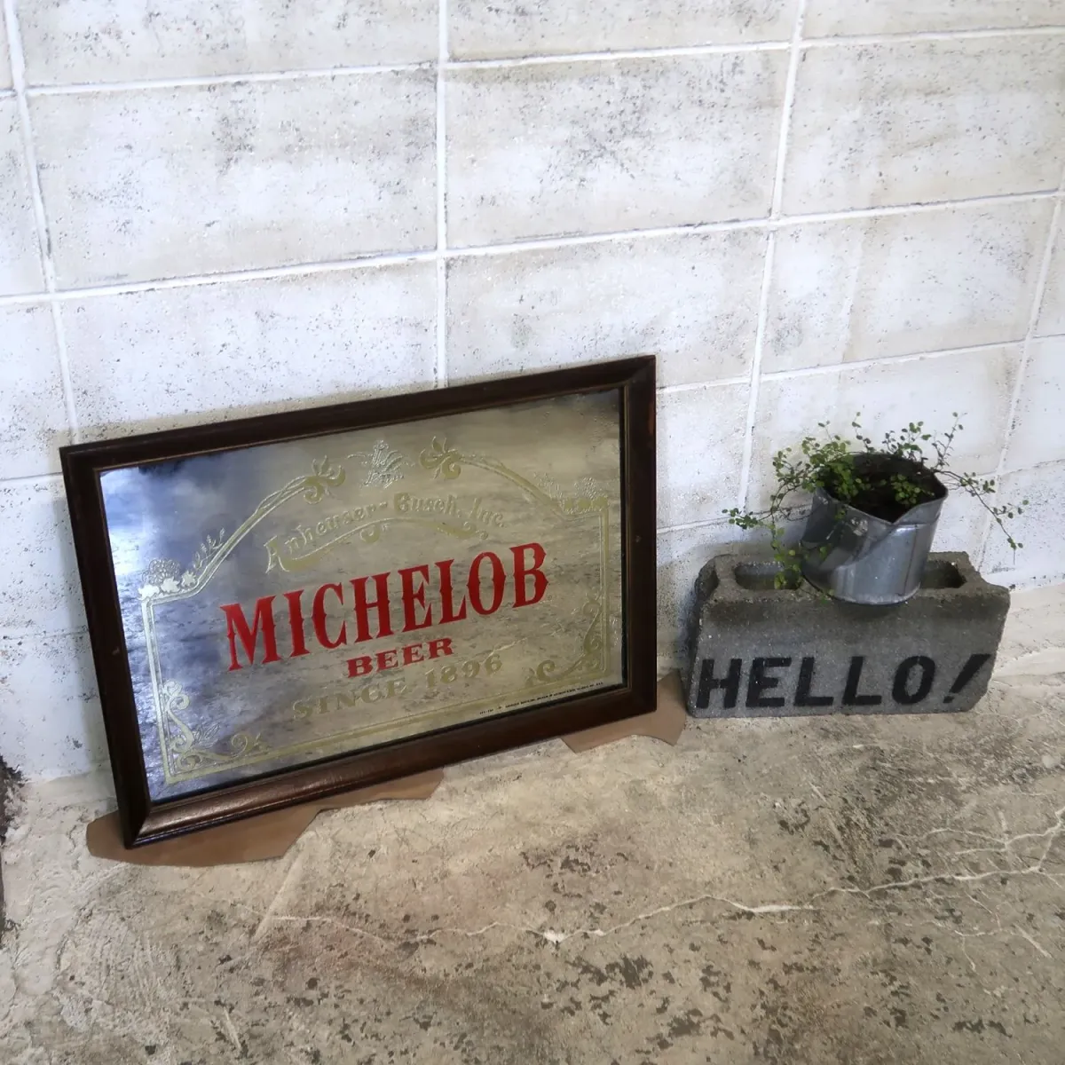 MICHELOB ビンテージ パブミラー