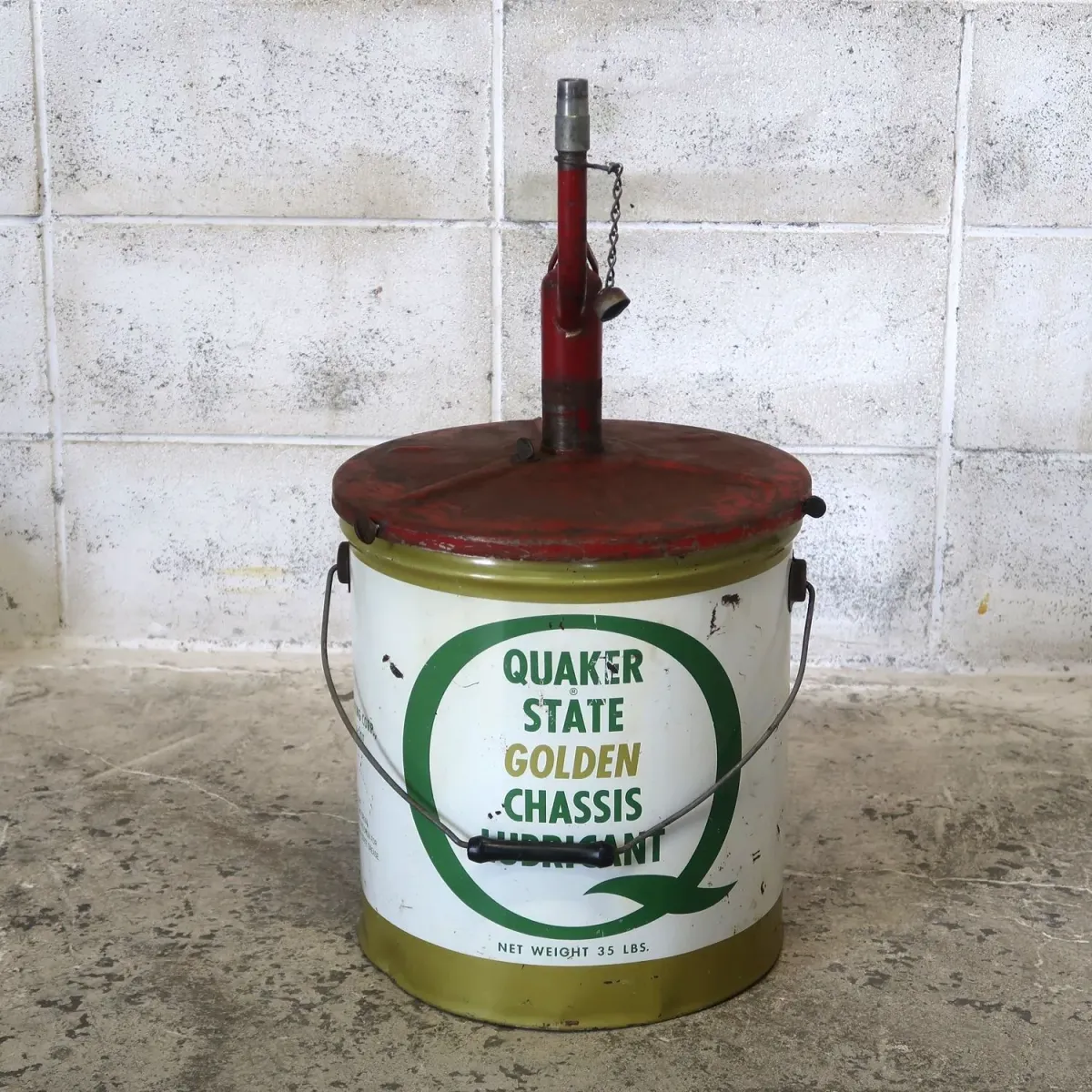 QUAKER STATE ビンテージ オイル缶
