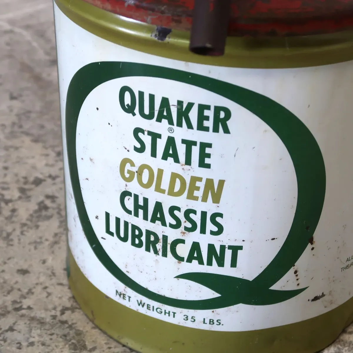 QUAKER STATE ビンテージ オイル缶