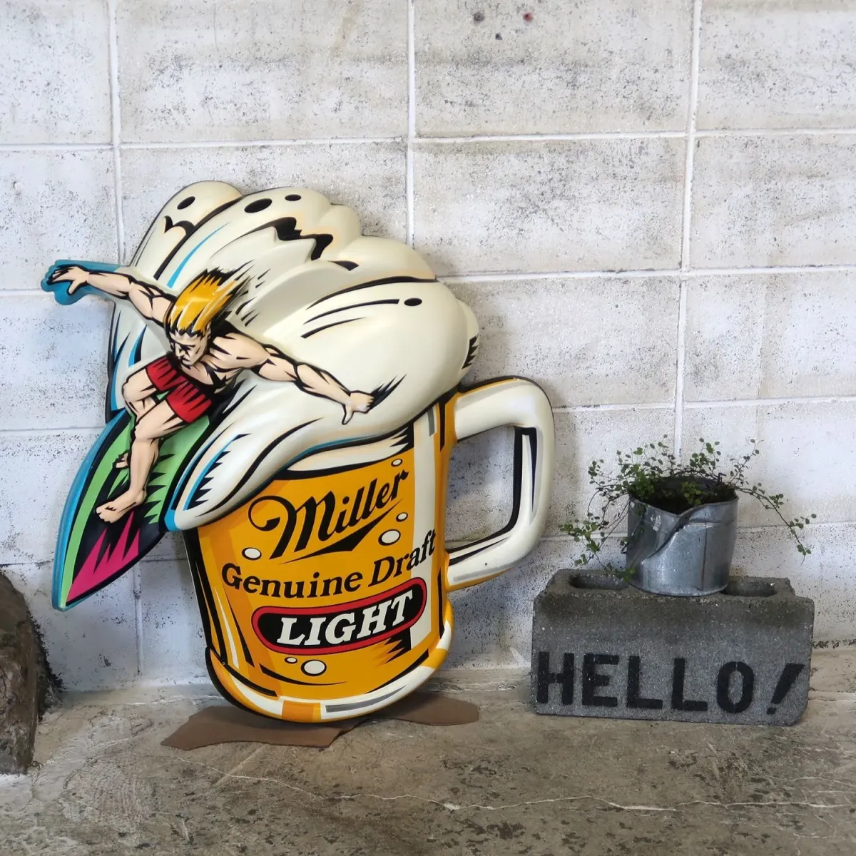 Miller LIGHT ウォールサイン