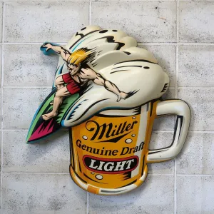 Miller LIGHT ウォールサイン