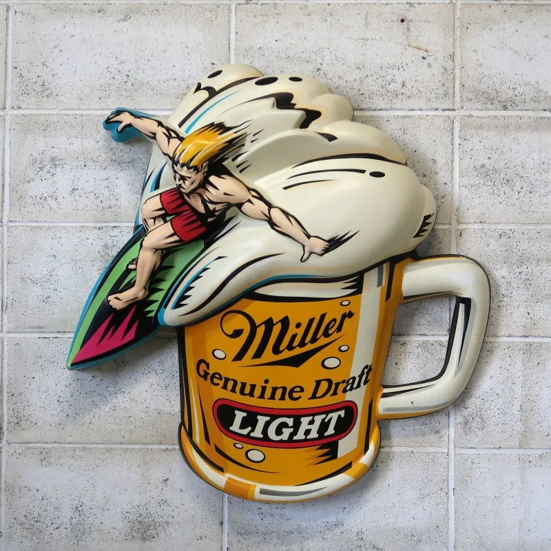 Miller LIGHT ウォールサイン