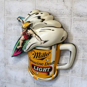 Miller LIGHT ウォールサイン