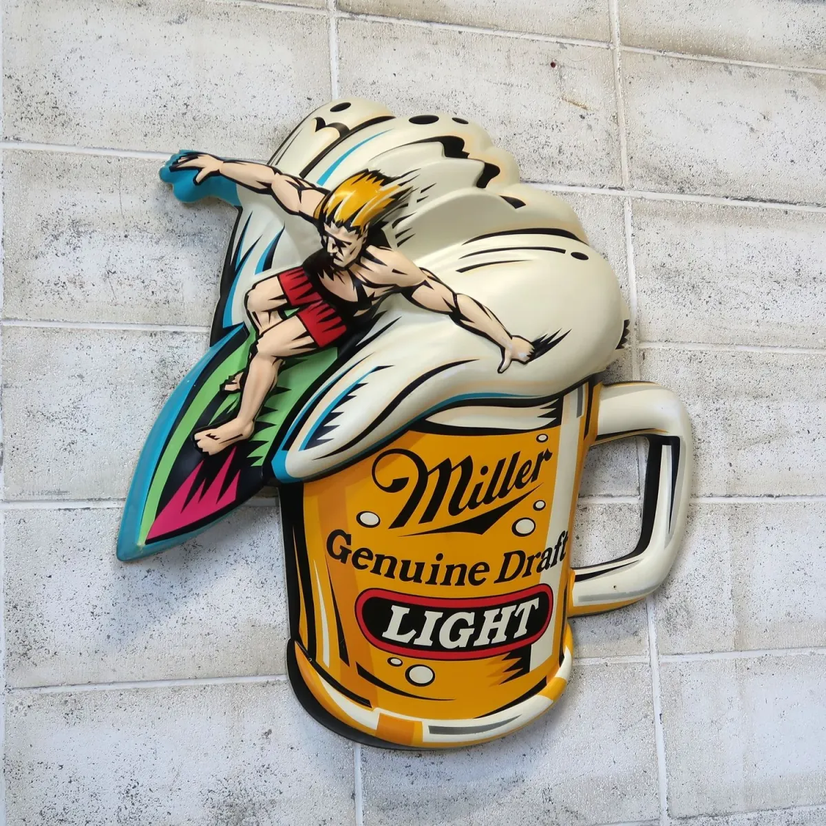 Miller LIGHT ウォールサイン