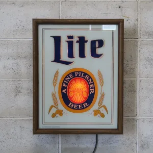 Miller Lite ビンテージ ライトサイン