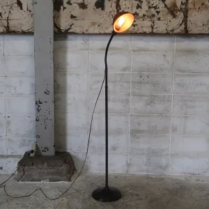 10's ADJUSTABLE ビンテージ インダストリアル フロアランプ