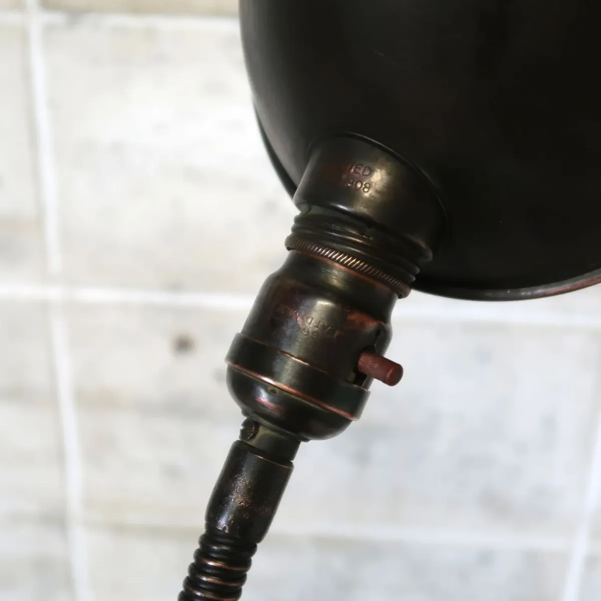 10's ADJUSTABLE ビンテージ インダストリアル フロアランプ