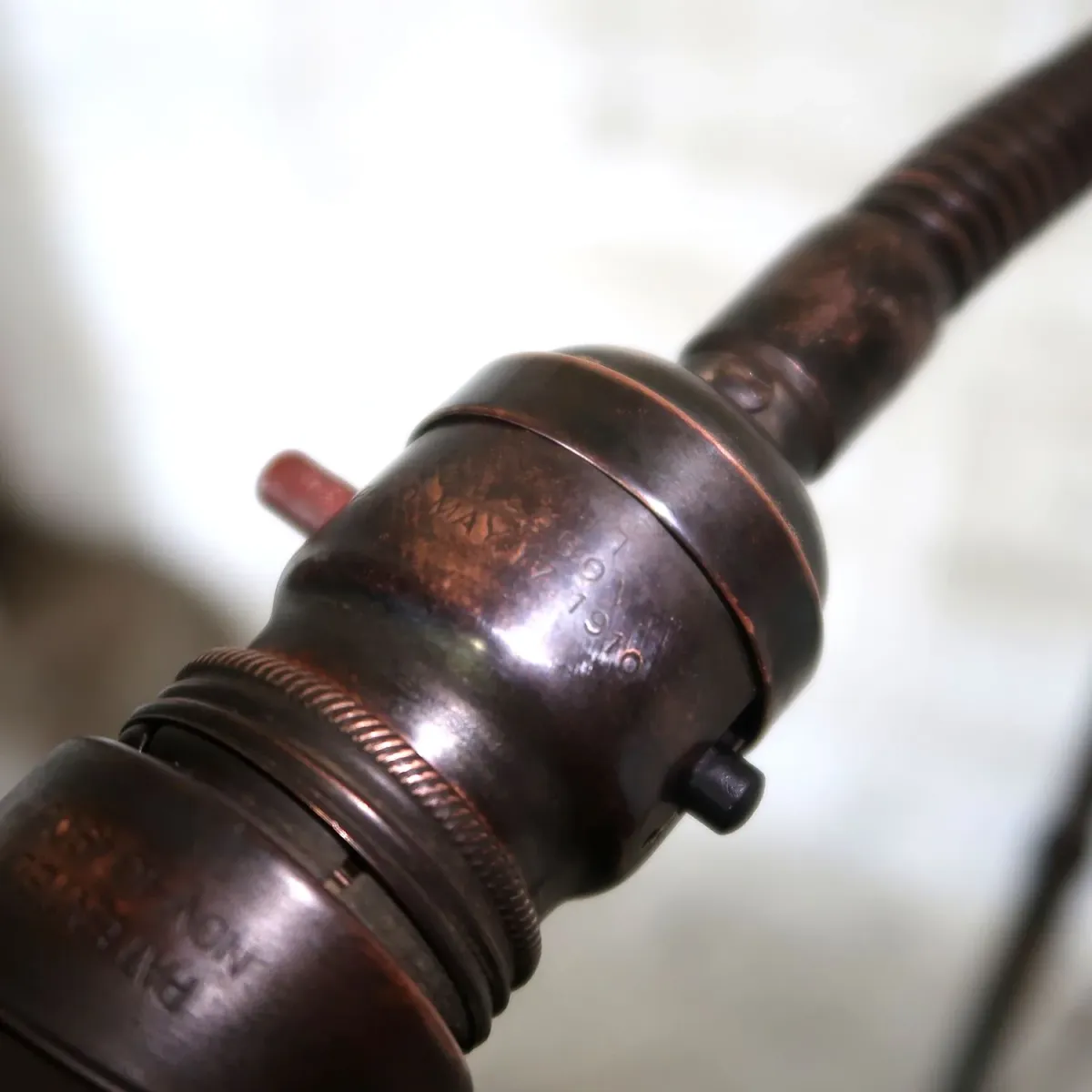 10's ADJUSTABLE ビンテージ インダストリアル フロアランプ
