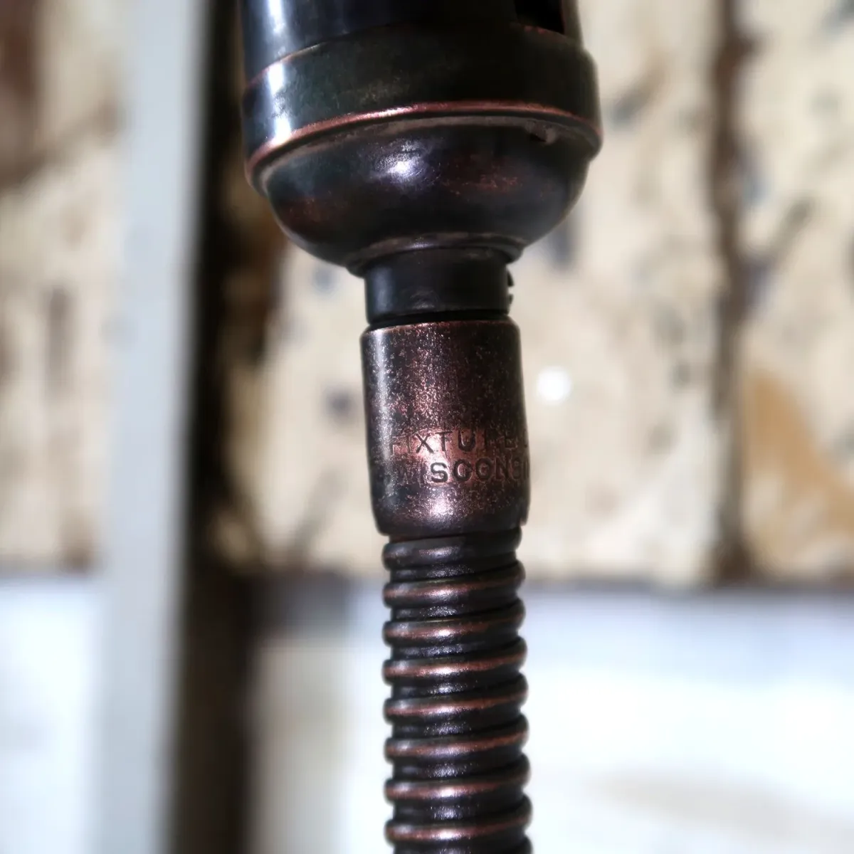 10's ADJUSTABLE ビンテージ インダストリアル フロアランプ