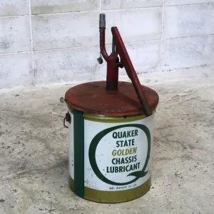 QUAKER STATE ビンテージ オイル缶