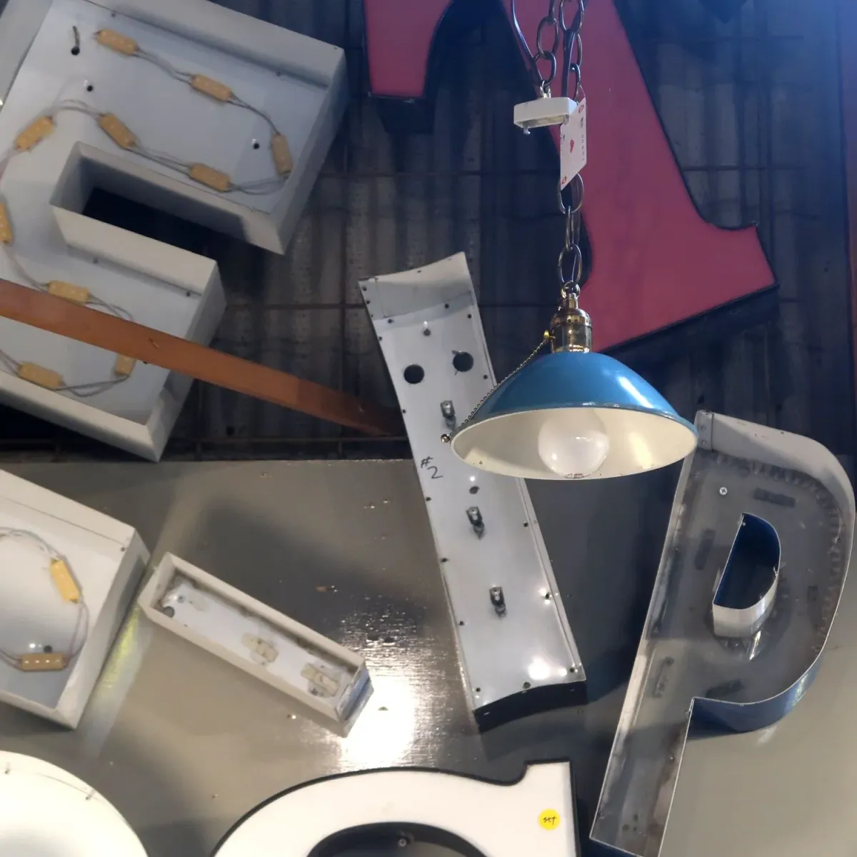 ビンテージ ミリタリーシェード ペンダントランプ
