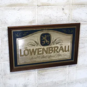 LOWENBRAU ビンテージ 大型パブミラー
