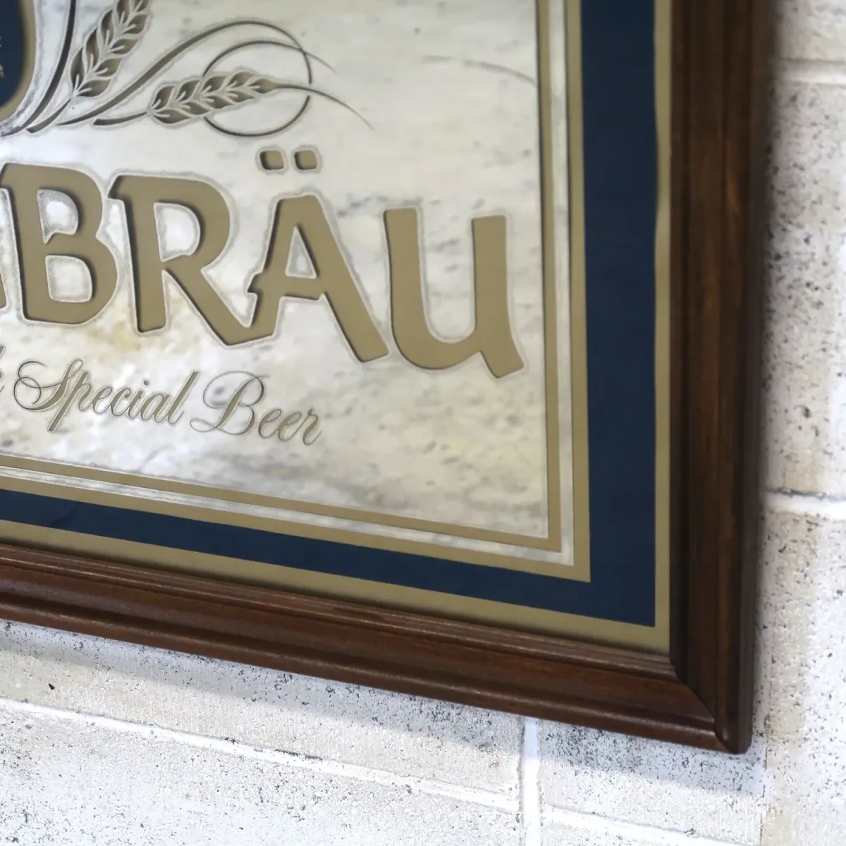 LOWENBRAU ビンテージ 大型パブミラー