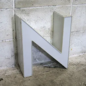ビンテージ レターサイン N