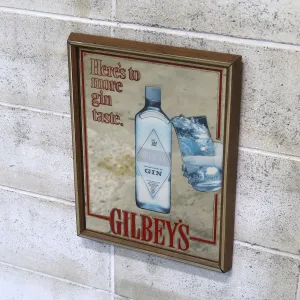 GILBEY'S ビンテージ パブミラー