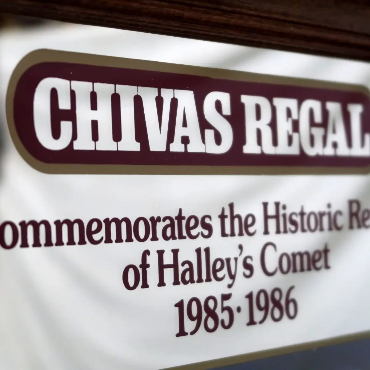 CHIVAS REGAL ビンテージ パブミラー
