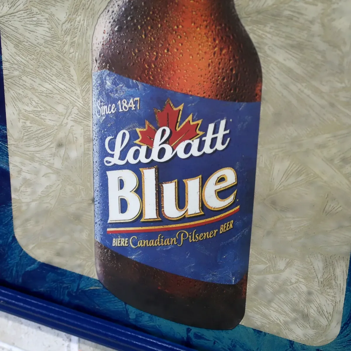 Labatt Blue パブミラー