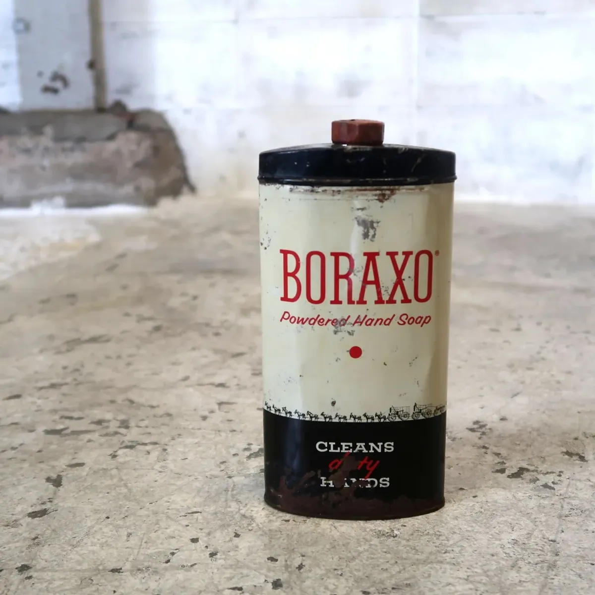 BORAXO ビンテージ メタル缶