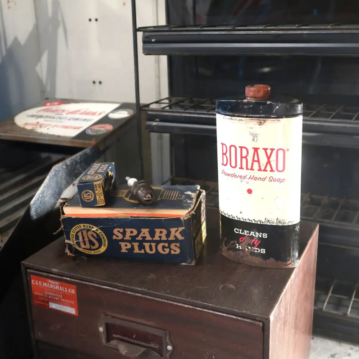 BORAXO ビンテージ メタル缶