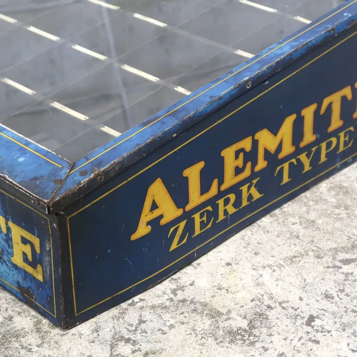40’s ALEMITE社 パーツケース ショーケース
