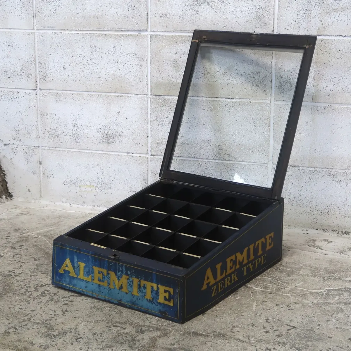 40’s ALEMITE社 パーツケース ショーケース