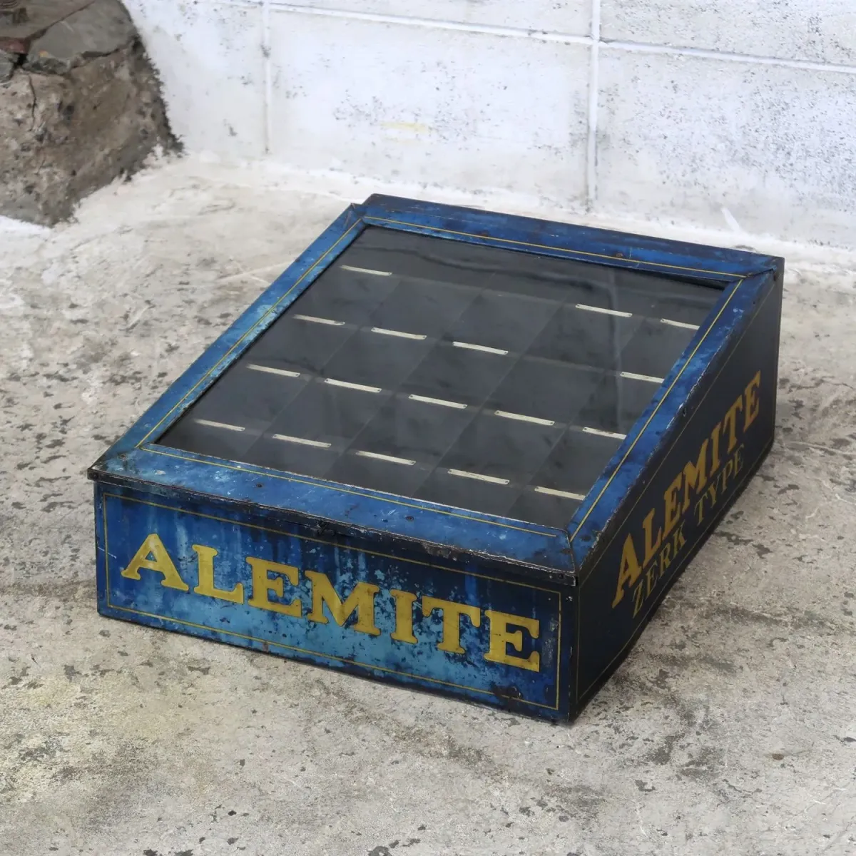 40’s ALEMITE社 パーツケース ショーケース