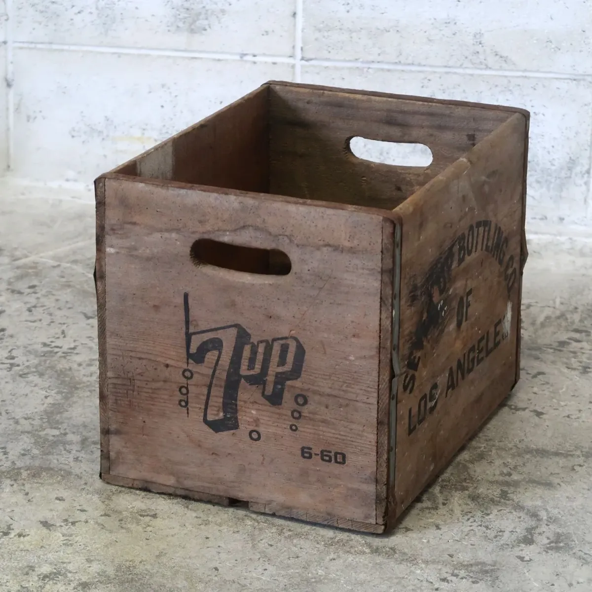 7up ビンテージ ウッドボックス
