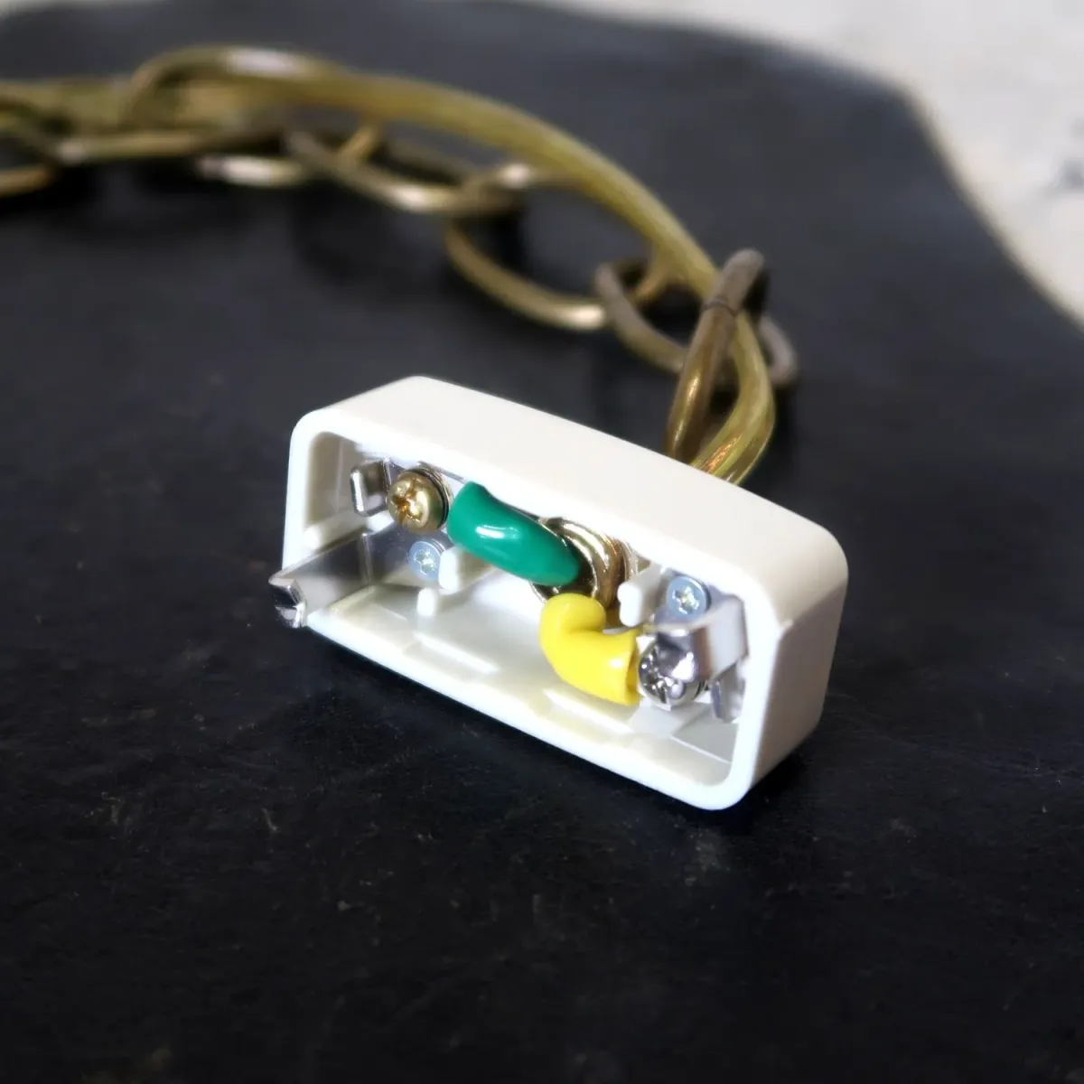 アンティーク フロストガラス ペンダントランプ