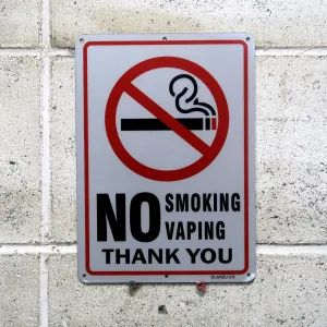 NO SMOKING メタルサイン