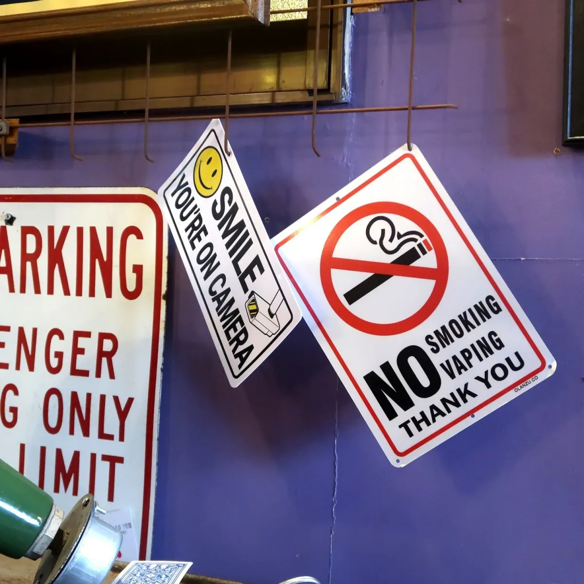 NO SMOKING メタルサイン