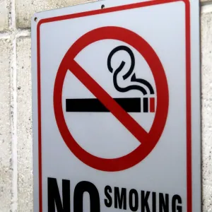 NO SMOKING メタルサイン