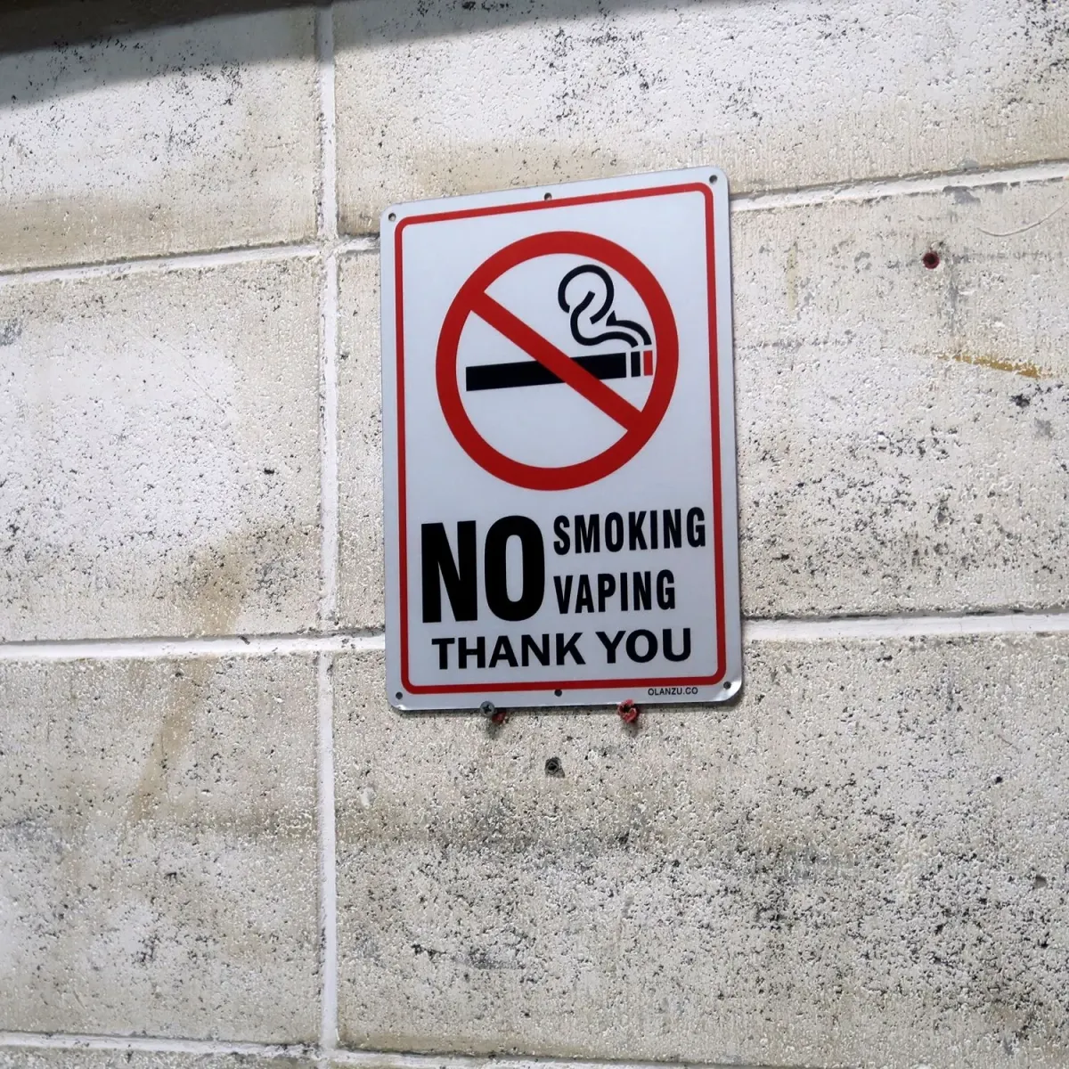 NO SMOKING メタルサイン