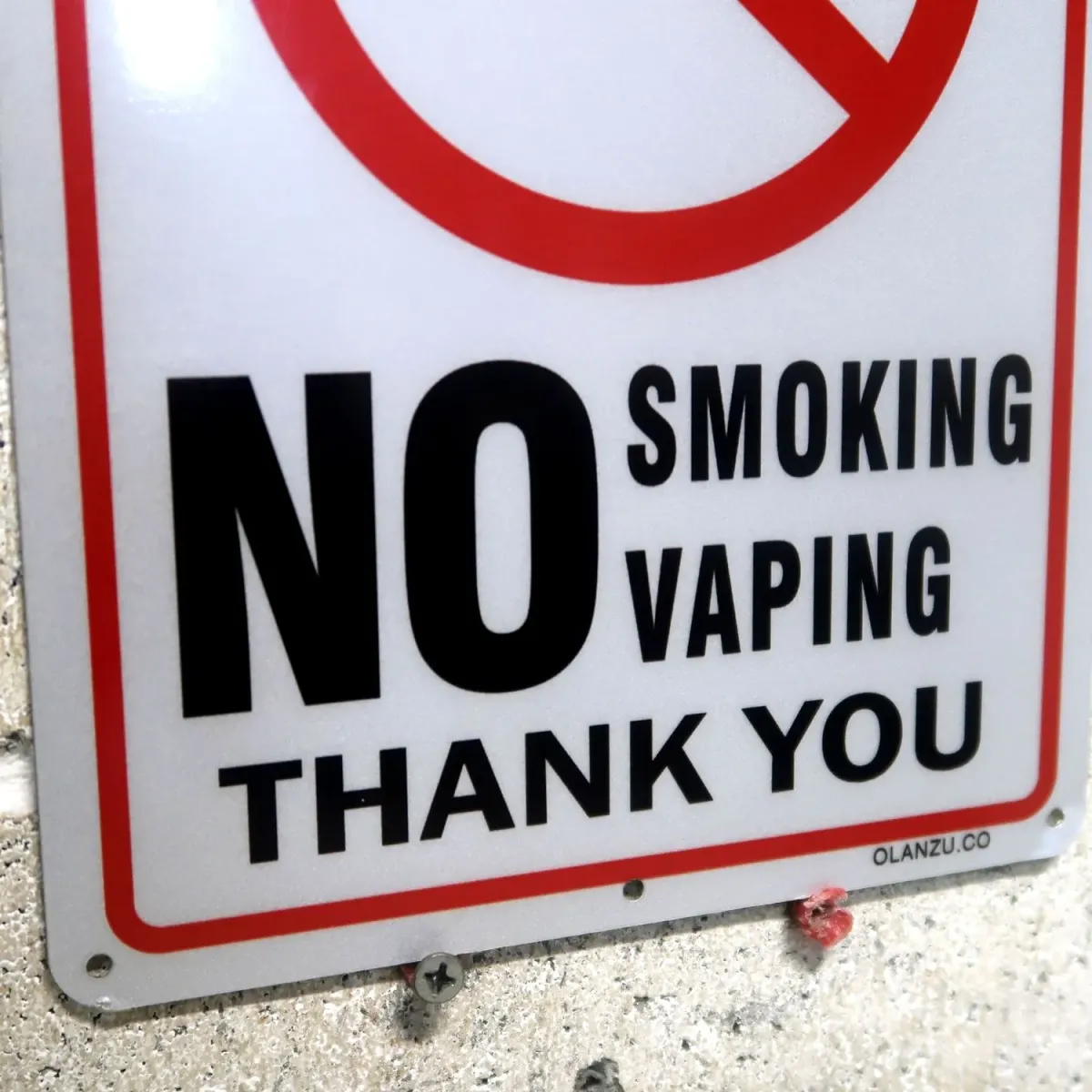 NO SMOKING メタルサイン