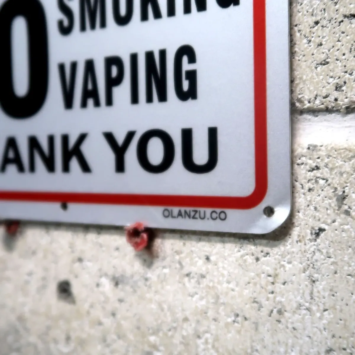 NO SMOKING メタルサイン