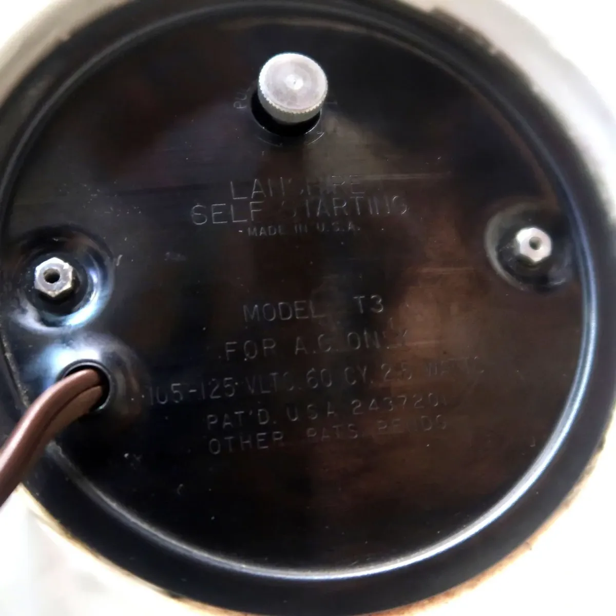 50～60's LANSHIRE ビンテージ 置き型クロック 陶器