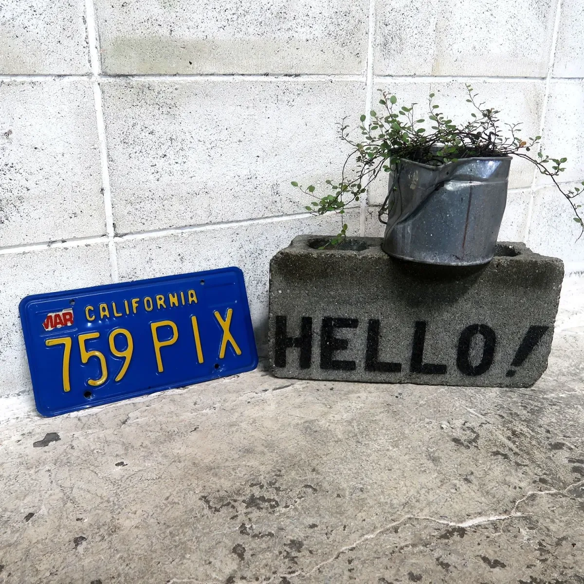 CALIFORNIA ビンテージ ナンバープレート