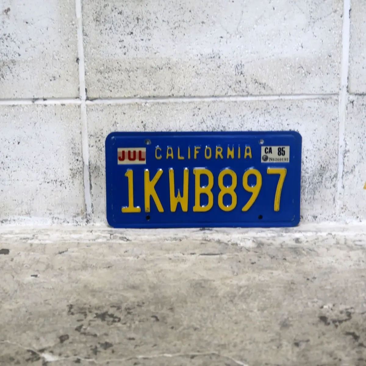 CALIFORNIA ビンテージ ナンバープレート