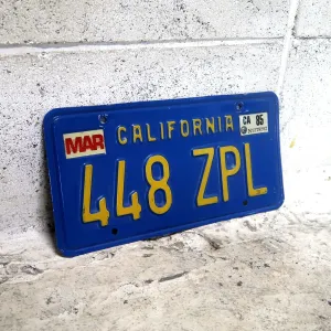 CALIFORNIA ビンテージ ナンバープレート