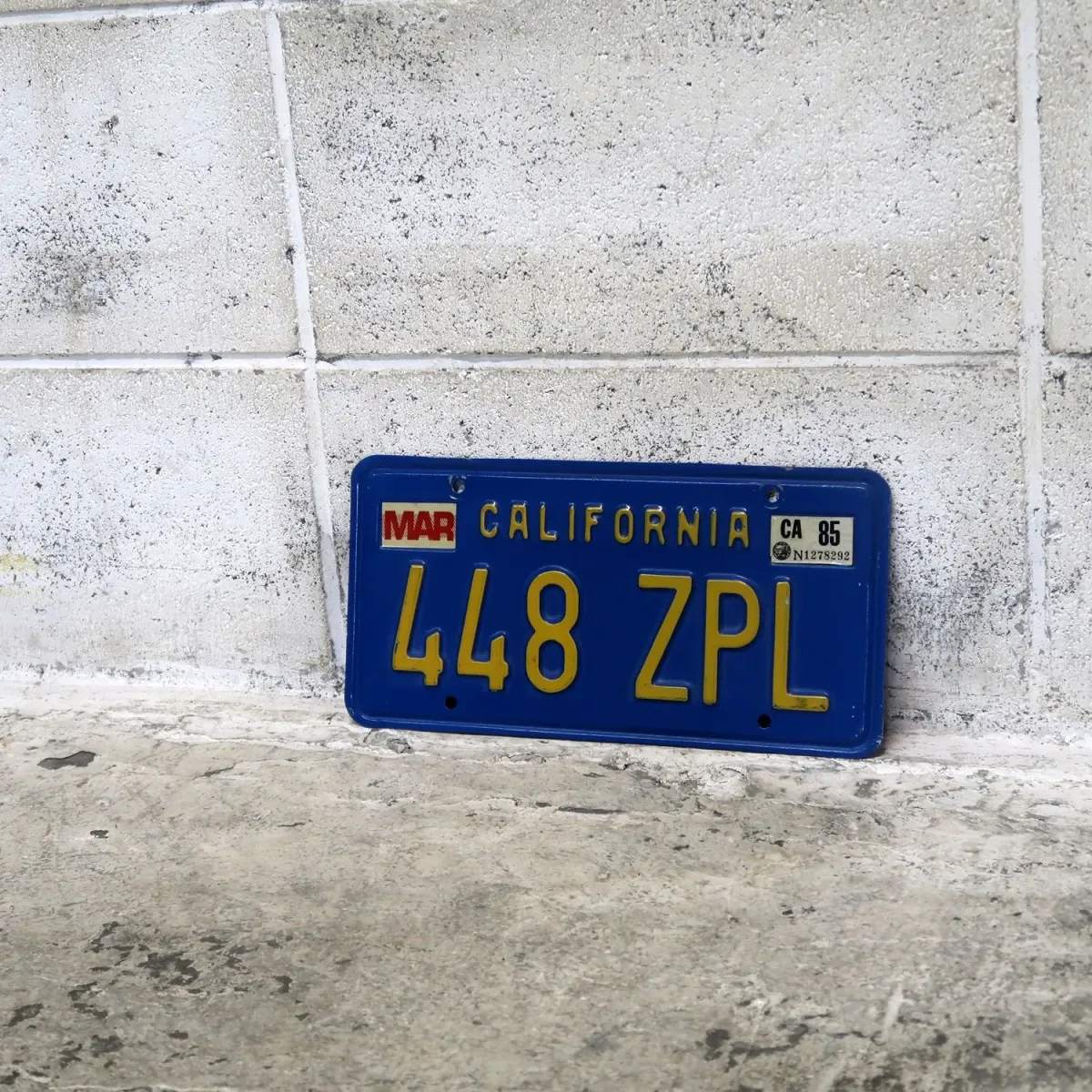 CALIFORNIA ビンテージ ナンバープレート