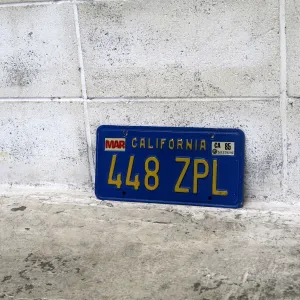 CALIFORNIA ビンテージ ナンバープレート